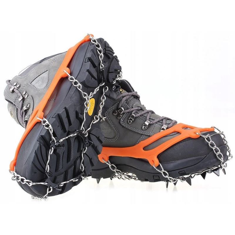 Ice Snow Traction Cleats Crampons Anti-Slip Snow Shoes Cleats for Men Women Hiking, Size 39-45