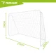 Metaliniai futbolo vartai vaikams Trizand 213x150x90 cm, balti