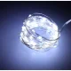 LED dekoratyvinė vielutės girlianda, 5m, 50 LED, šaltai balta
