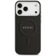 Guess Classic Logo MagSafe dėklas telefonui iPhone 17 Pro Max, juodas