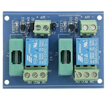 2 kanalų relių komutavimo modulis 12V DC