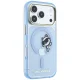 Karl Lagerfeld Peekaboo Logo MagSafe case for iPhone 18 Pro Max / 17 Pro Max, blue
