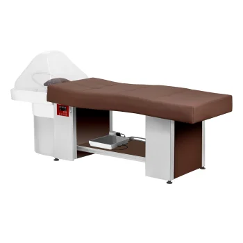 Hairdressing Wash Bed Gabbiano Head Spa 017, Brown