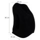 Trizand 00025346 Inflatable Travel Pillow, Black