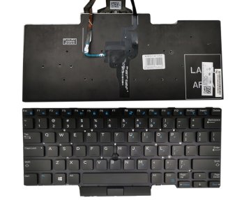 Extra Digital klaviatūra Dell Latitude E5450 / E5470 / E5480, juoda