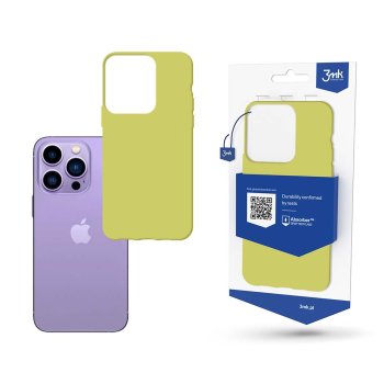 Apple iPhone 14 Plus dėklas 3MK Matt Case, laimo spalvos