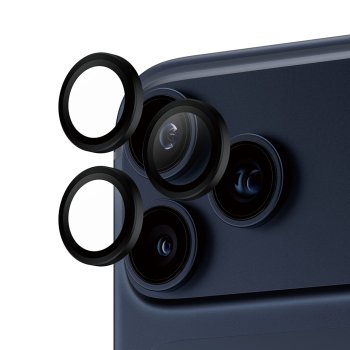 PanzerGlass Hoops kameros objektyvo apsauginis stiklas iPhone 17 Pro / Max, Juodas