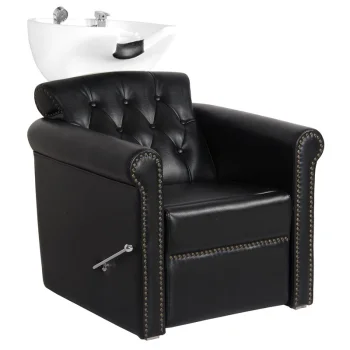 Gabbiano Berlin Lux Hair Salon Wash Unit, Black