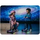 Kids 3-Wheel Balance Scooter with LED Wheels Ricokids Leddi, Black-Pink