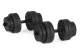 Reguliuojamų hantelių rinkinys 2x15 kg (iš viso 30 kg) namų treniruotėms