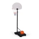 Laisvai pastatomas reguliuojamas krepšinio stovas Movepro, iki 210 cm