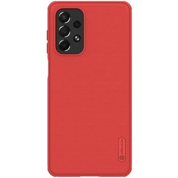 Dėklas Nillkin Super Frosted Shield Pro telefonui Samsung Galaxy A73, raudonas