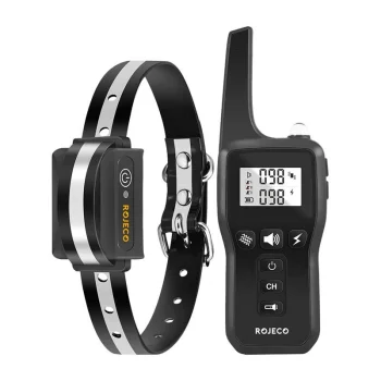 Electric bark collar Rojeco PD529 1000m, Black