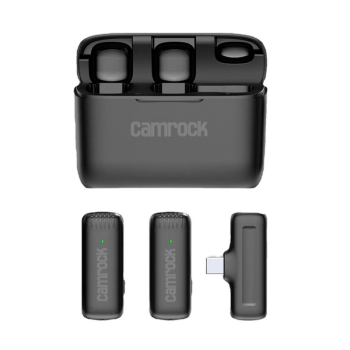 Belaidis mikrofonų komplektas Camrock Trio MW3 (USB-C)