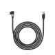 USB-C į USB-C laidas Orico C2CW kampinis PD 100W 480Mb/s 0.5m, juodas