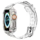 Apsauginis dėklas su dirželiu Apple Watch Ultra 49mm Spigen Rugged Armor Pro, skaidrus