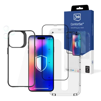 Apsaugos rinkinys Apple iPhone 14 Pro Max - 3mk Comfort Set 4 in 1