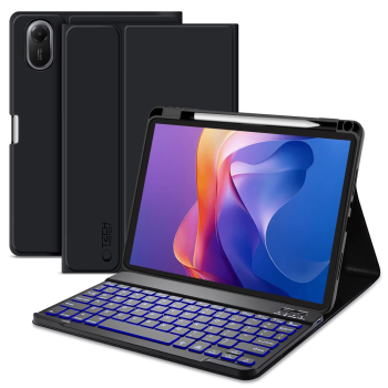 Tech-Protect SC Pen dėklas su klaviatūra Xiaomi Redmi Pad SE 11 / 2, juodas