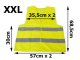 Yellow Reflective Safety Vest, Size XXL