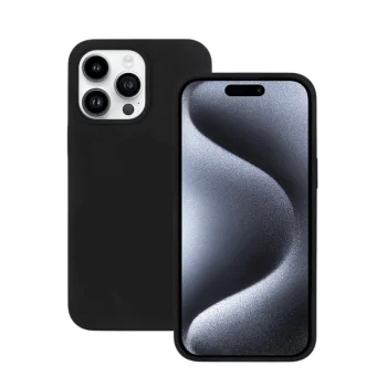 Tfo Silicon dėklas Apple iPhone 16 Pro Max, juodas