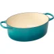 Le Creuset Signature ovalus ketaus troškintuvas 31 cm, 6.3 l, Bleu Riviera