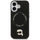 Karl Lagerfeld Karl Pin MagSafe dėklas, skirtas iPhone 17, juodas