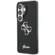 Guess IML Big Metal 4G Script dėklas skirtas Samsung Galaxy S26 Ultra, juodas