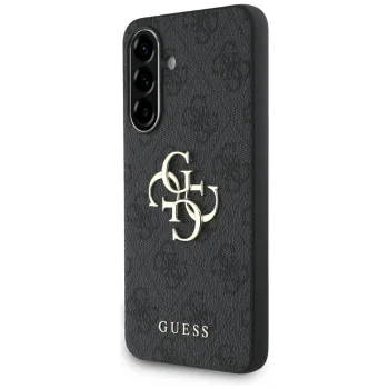 Guess dėklas Samsung Galaxy A36 telefonui Big 4G Logo, juodas