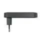 Acefast A100 65W GaN įkroviklis (2x USB-C + USB-A) Ultra Slim, juodas