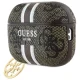 Guess GUAP2P4RPSW AirPods Pro 2 (2022/2023) cover brown/brown 4G Printed Stripes Charm