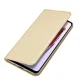 Dux Ducis Skin Pro atverčiamas dėklas Xiaomi Redmi 12C / 11A / Poco C55, auksinis