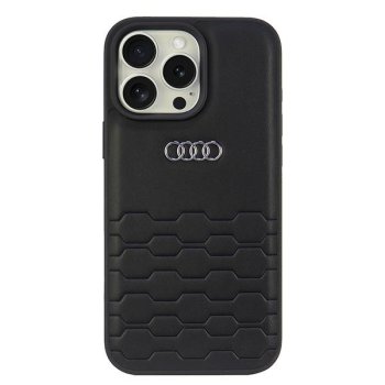 Audi dėklas iPhone 16 Pro Max telefonui, juodas