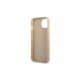 Apple iPhone 14 6.1\'\' Guess SaffianoTriangle Logo Case Cover (GUHCP14SPSATLE), Beige