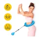 4Fizjo masažinis lankas hula hoop su svoriu, mėlynas