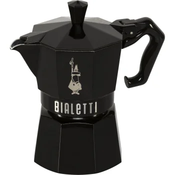 Bialetti Moka Exclusive 3-Cup Espresso Maker, Black