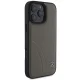 Mercedes dėklas iPhone 16 Pro Max telefonui Curved Stitches, rudas