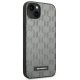 Karl Lagerfeld Saffiano Mono Metal Logo dėklas, skirtas iPhone 14 Plus, pilkas