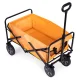 Sulankstomas sodo ir paplūdimio vežimėlis MultiGarden 100 kg, oranžinis