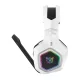 Belaidės žaidimų ausinės ONIKUMA B100, Bluetooth / 2.4G, baltos