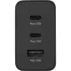 Samsung Trio 65W tinklo įkroviklis (2x USB-C, 1x USB-A), juodas