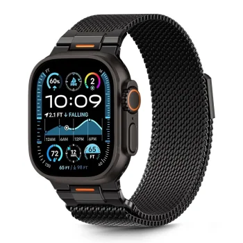 Tech-Protect Milano Vanguard Strap for Apple Watch (44 / 45 / 46 / 49 mm) - Black