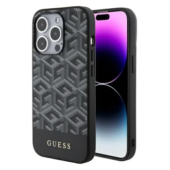 Guess iPhone 14 Pro Max Case G Cube MagSafe, Black