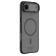 Nillkin iPhone 17 Air dėklas CamShield Pro Magnetic, skaidri juoda