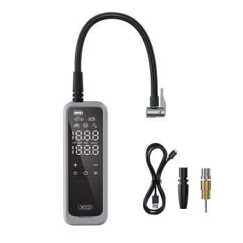 Belaidis oro kompresorius XO CZ018, 5000 mAh, 85W, juodas