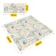 4Fizjo Boho Dream Foldable Educational Play Mat, 200 x 180 cm