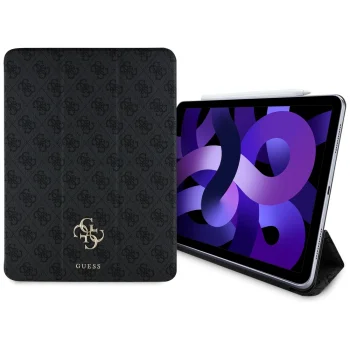 Guess Magnetic 4G Big Logo Folio Case for iPad Air 13" 2024, Black