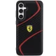 Ferrari Twist Metal Logo dėklas Samsung Galaxy S23 FE, juodas