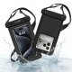 Tech-Protect UWC7 Waterproof Case for Smartphones up to 6.9\", Black