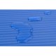 Mėlynas neslystantis jogos ir sporto kilimėlis, 180x60x1 cm