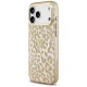 Guess Leopard Glitter MagSafe dėklas telefonui iPhone 17 Pro Max, rudas